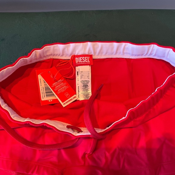 DIESEL Men’s Square Cut Bathing Suit - Picture 4 of 5